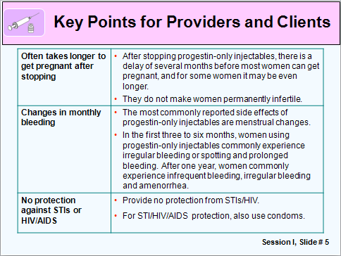 Sample of lower-literacy slide